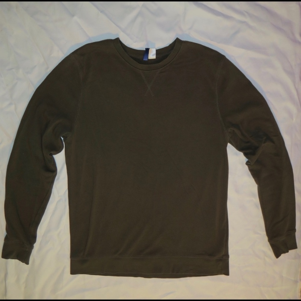 Men’s Military Green crewneck sweater